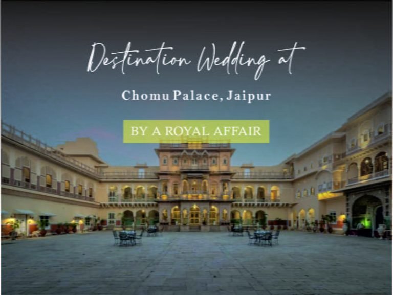 How Much does a Destination Wedding at Chomu Palace Jaipur Costs?